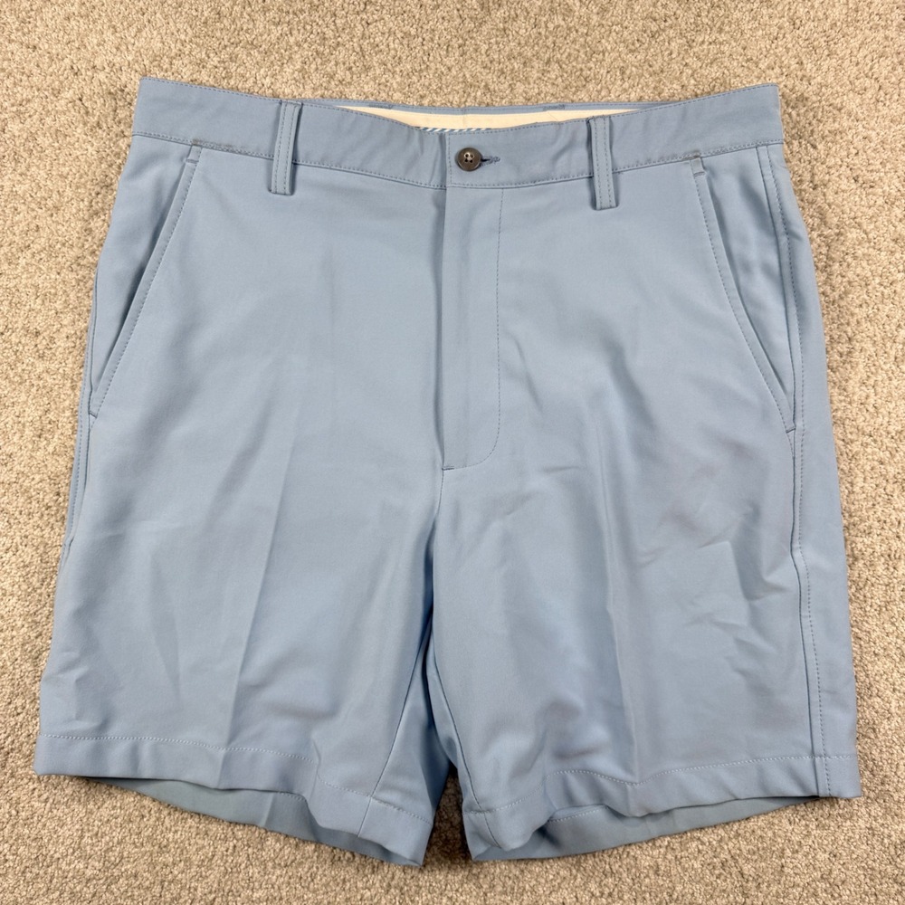 FootJoy Golf Shorts Men Size 32 Light Blue Performance Stretch Flat Front